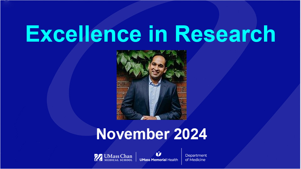  Excellence in Research, November 2024, image of Apurv Soni