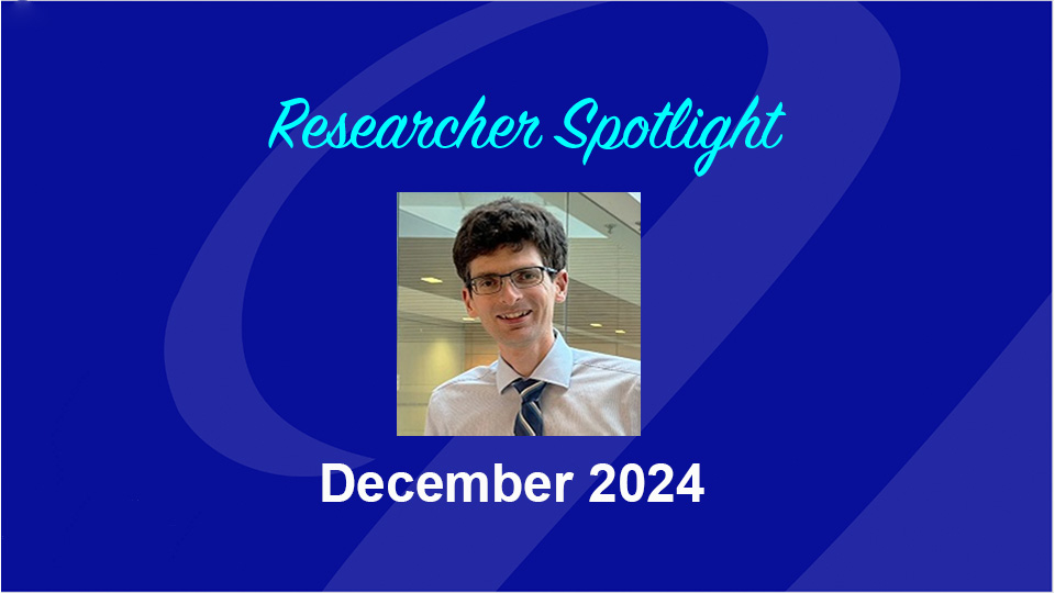  Researcher Spotlight, December 2024, image of Mark O'Connor, MD