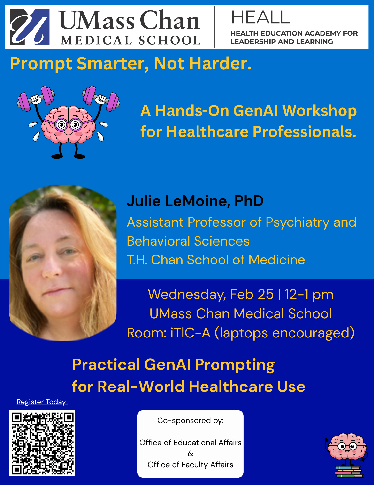 A hands on GenAI workshop for healthcare professionals