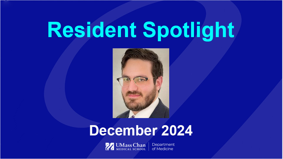  Resident Spotlight, December 2024, image of Luke Wakeen, MD