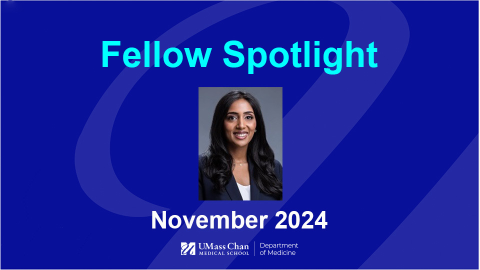  Fellow Spotlight, November 2024, image of Archanaa Murugan, MD