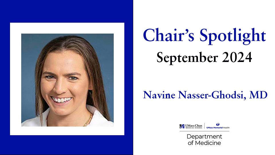 Chair’s Spotlight: Navine Nasser-Ghodsi, MD