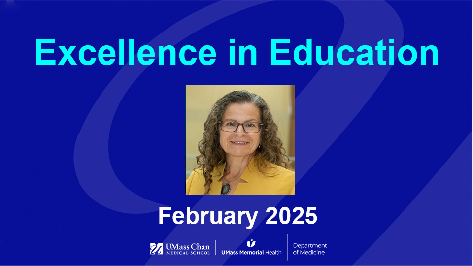  Excellence in Education, February 2025, image of Melissa Fischer, MD, MEd