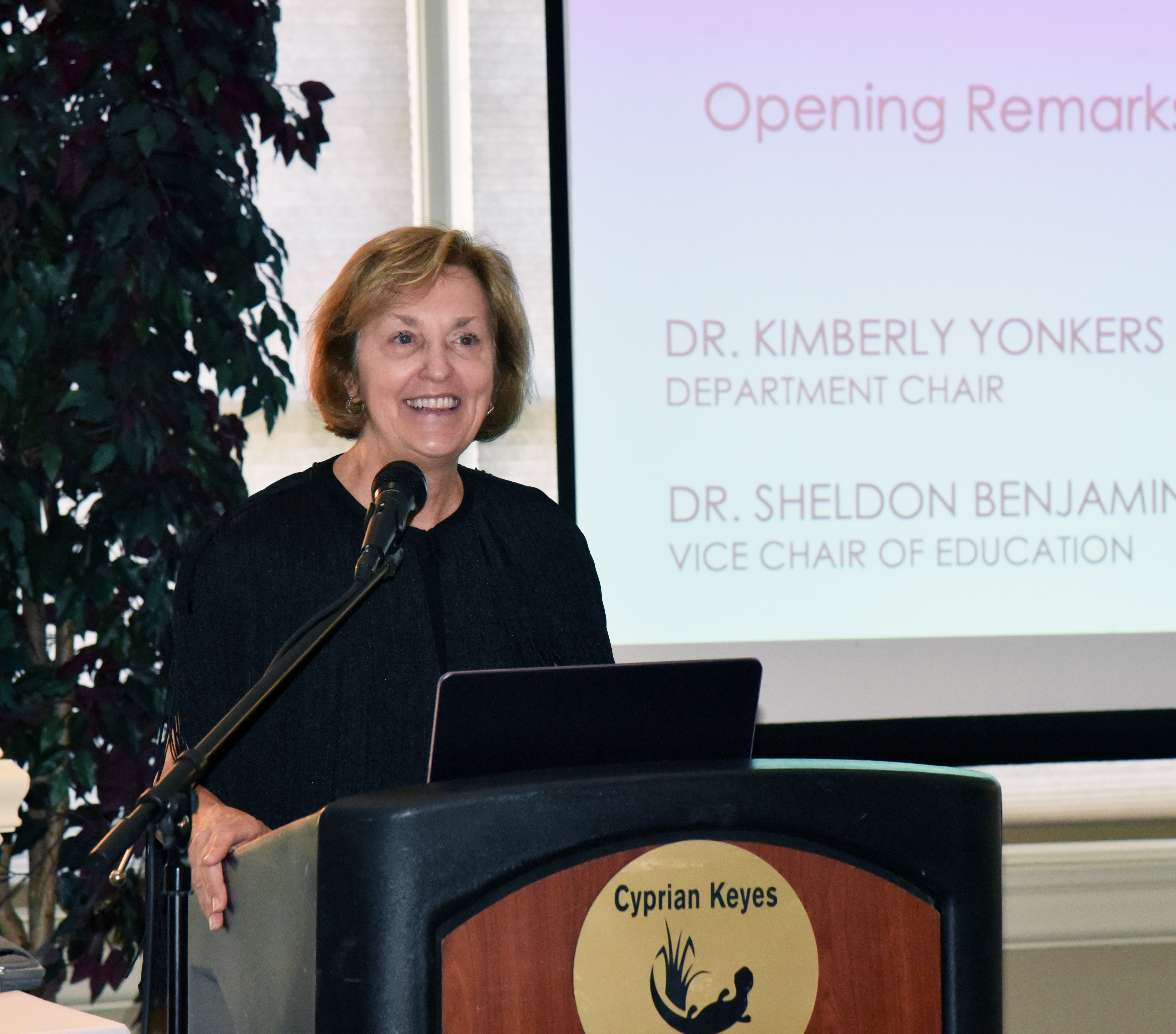 Kimberly Yonkers, MD Opening Remarks Graduation