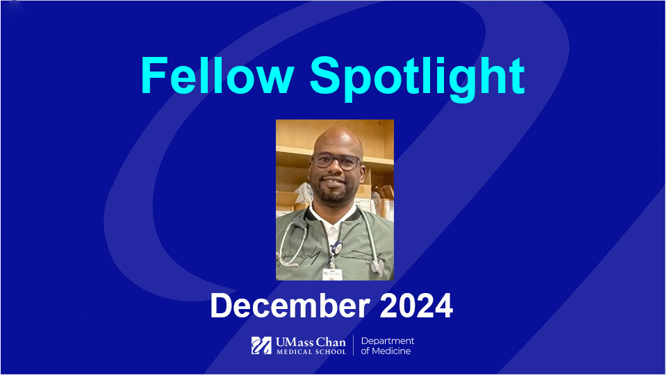  Fellow Spotlight, December 2024, image of Ashraf Elamin, MD