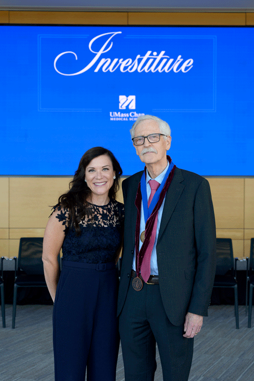 Daryl Bosco, PhD, pictured with Robert Brown, MD, DPHil