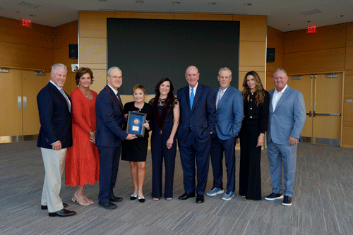 Daryl Bosco, PhD, endowment recognition photo