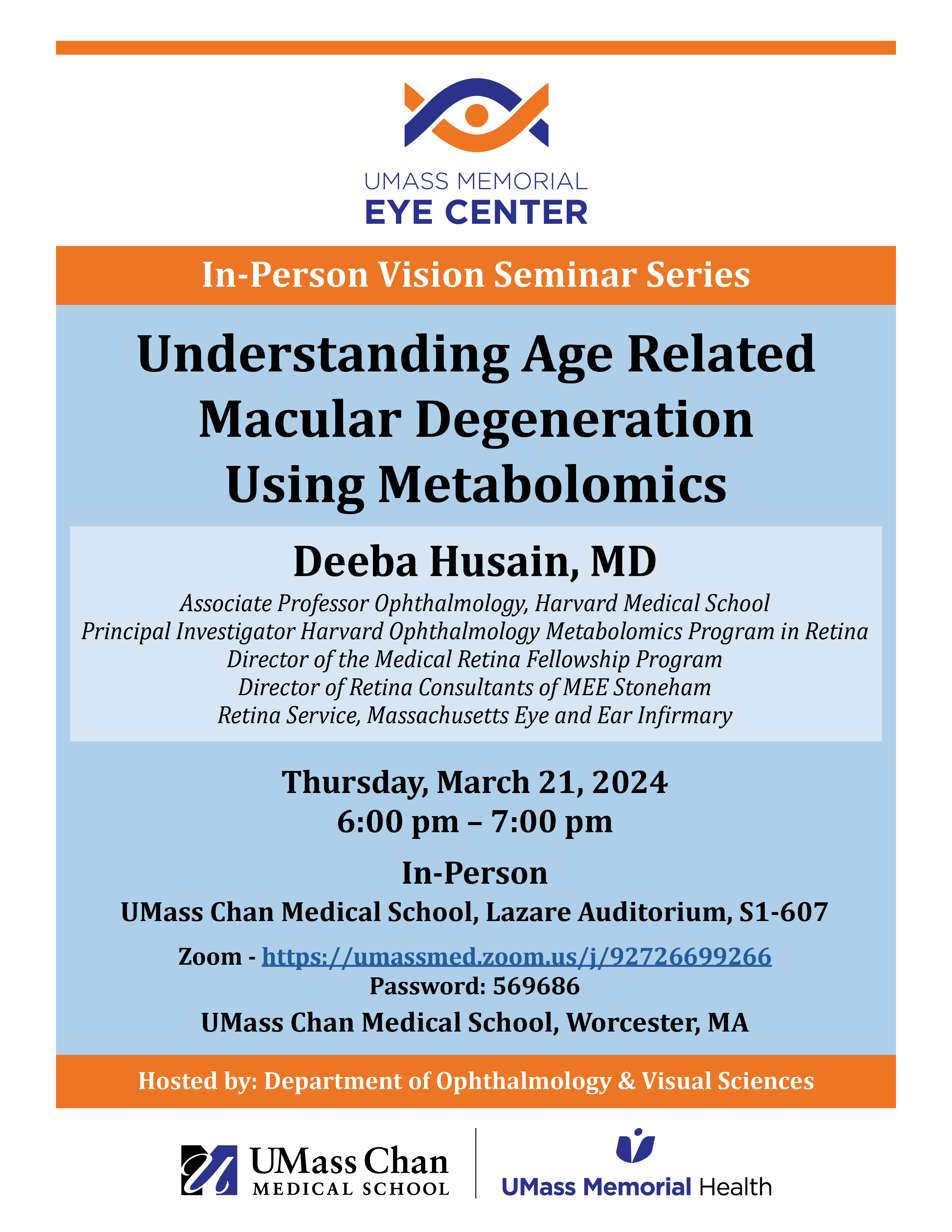 Understanding Age Related Macular Degeneration Using Metabolomics