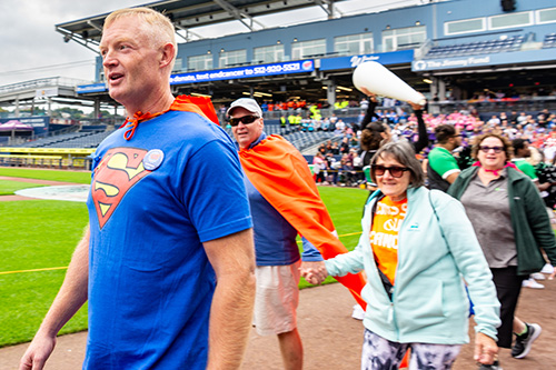 Ben Herk at the 2024 UMass Cancer Walk presented by Harr Toyota. 