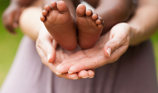 newborn feet