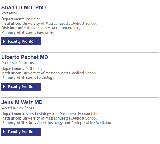 thumbnail image of profiles faculty listing in a column