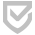 a check mark placed over a shield