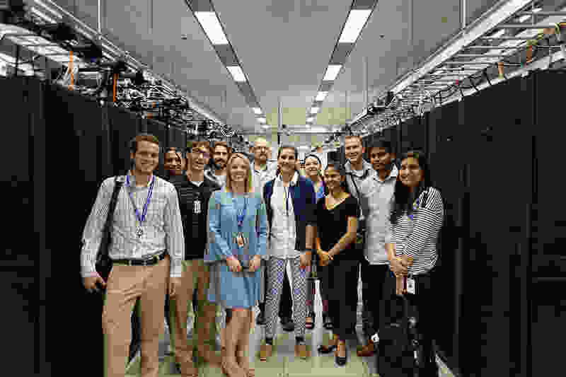 Data Center Tour 2018 Intern Group photo