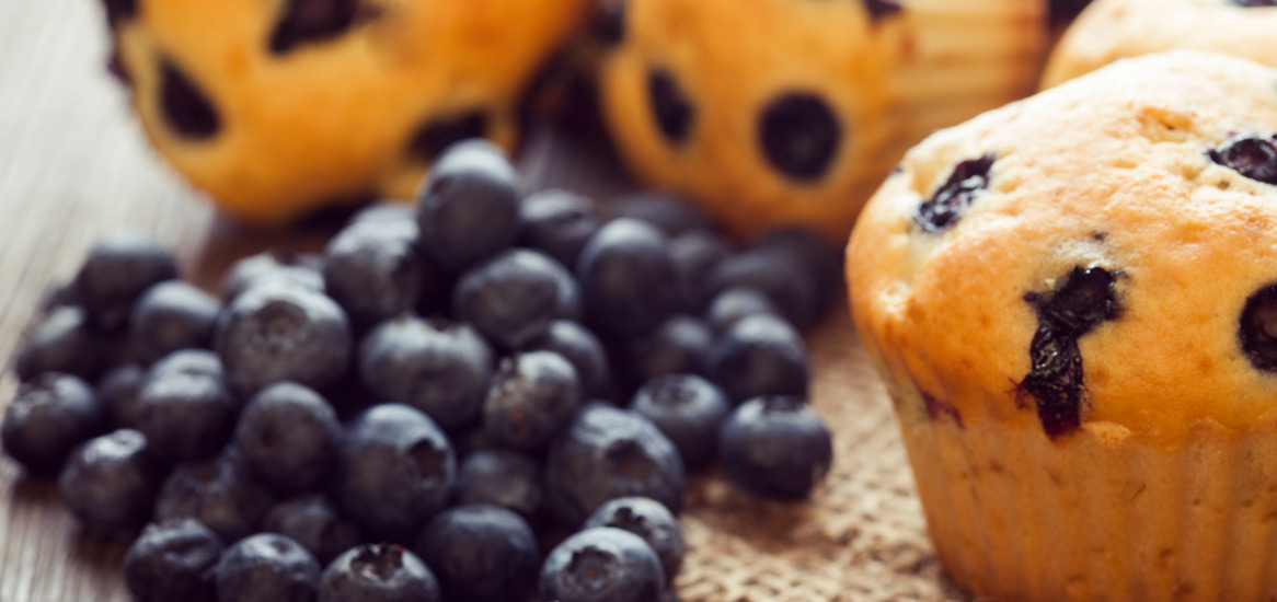 banana blueberry muffins