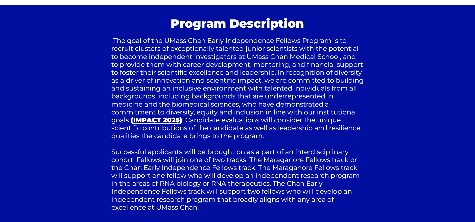 Program description