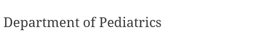 Pediatrics