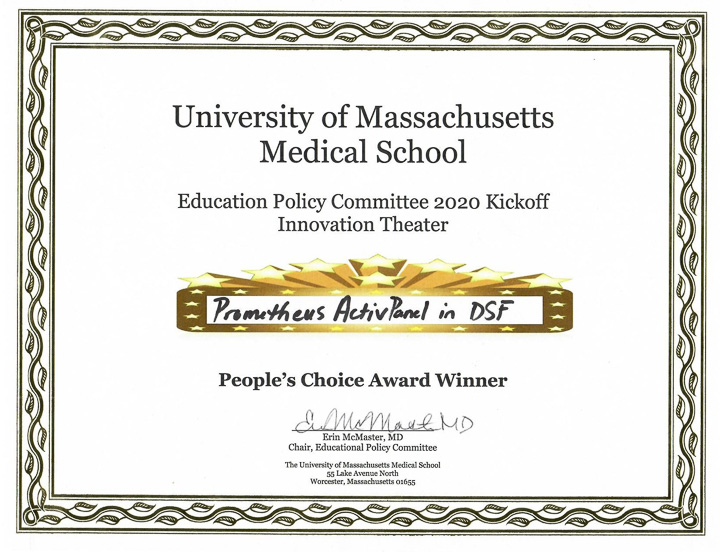 UMMS Peoples Choice Award