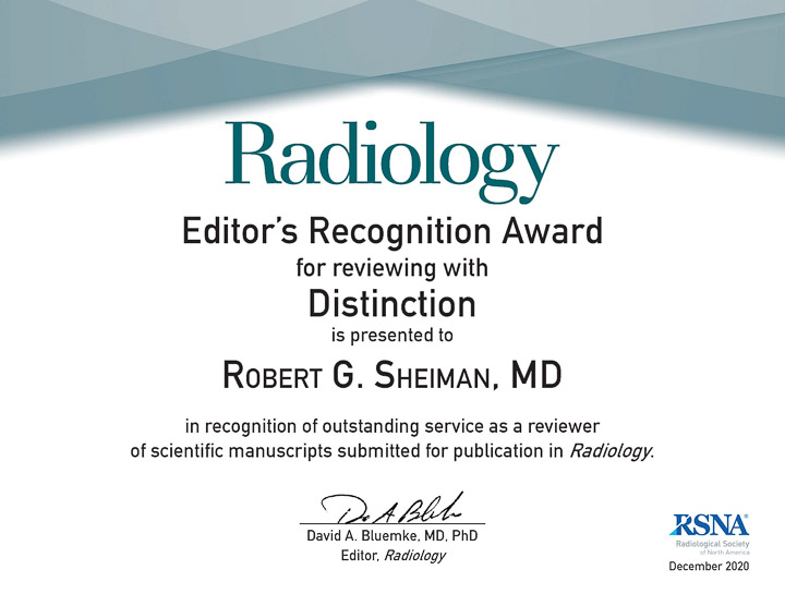 Shieman RSNA Recognition