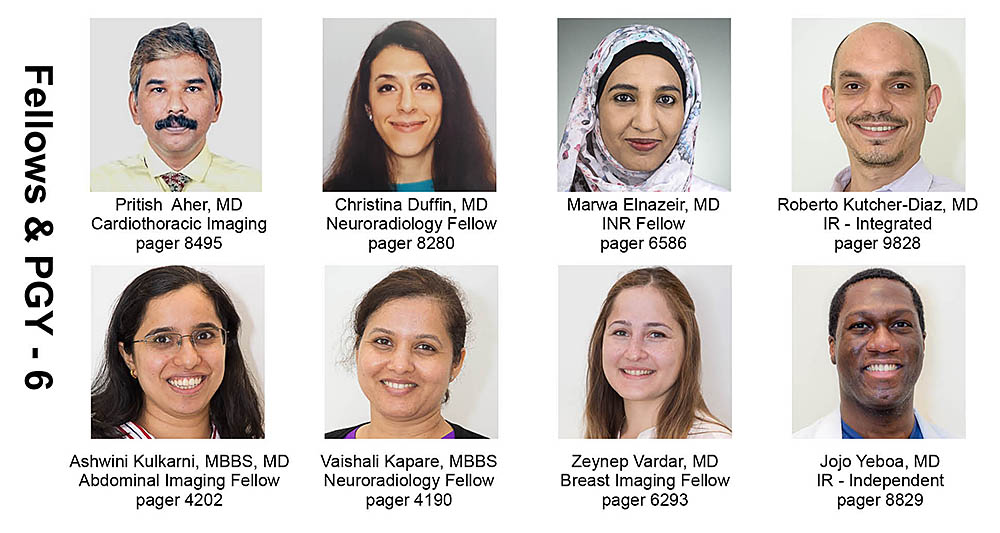 New Radiology Fellows 2021