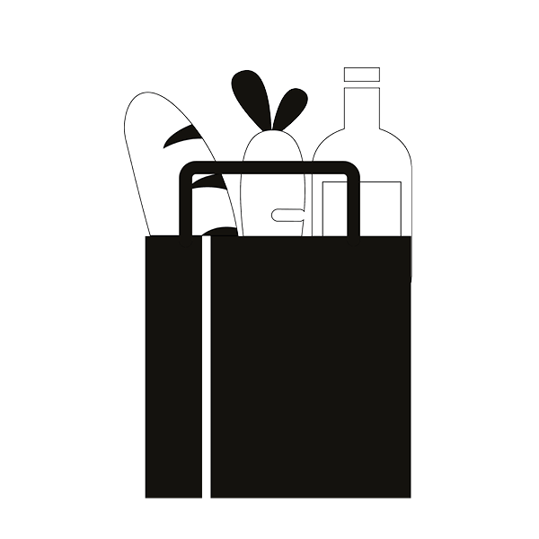 Grocery bag icon