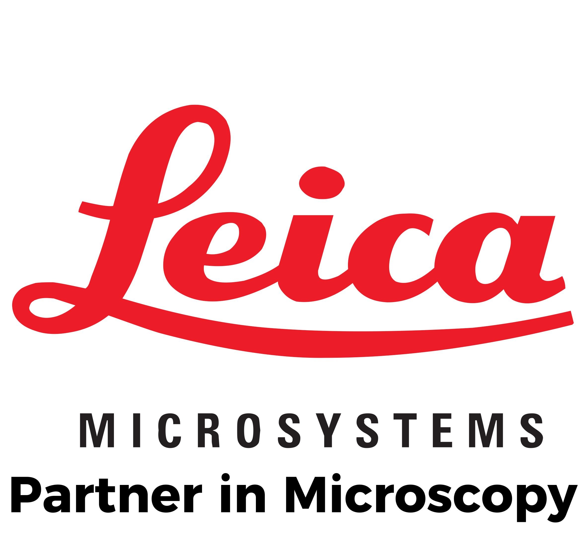 Leica Microsystems Logo with the words Partner in Microscopy below