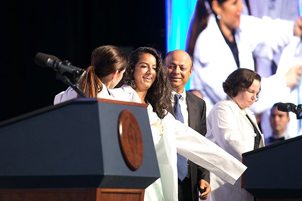 Palak Walia is cloaked with her new white coat.