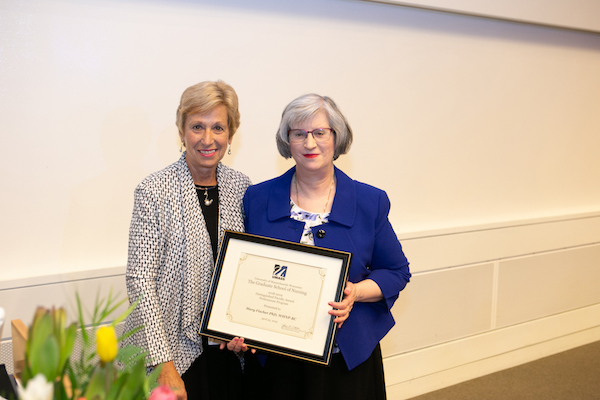 GSN Dean Joan Vitello and Mary Anne Fischer, PhD, WHNP-BC