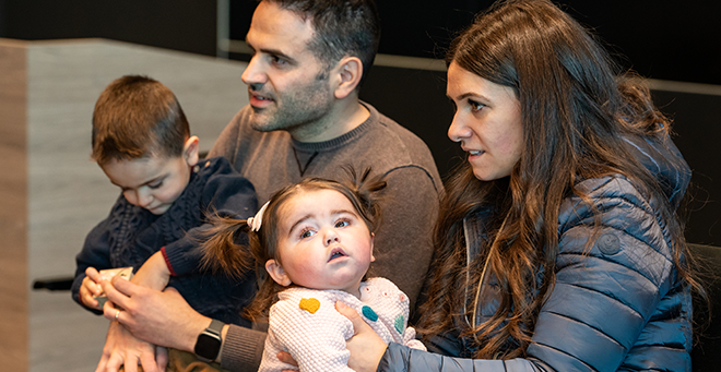 Parents Liberato and Michela Iovieno and 3 ½-year-old brother, Antonio, and 17-month-old Giulia 