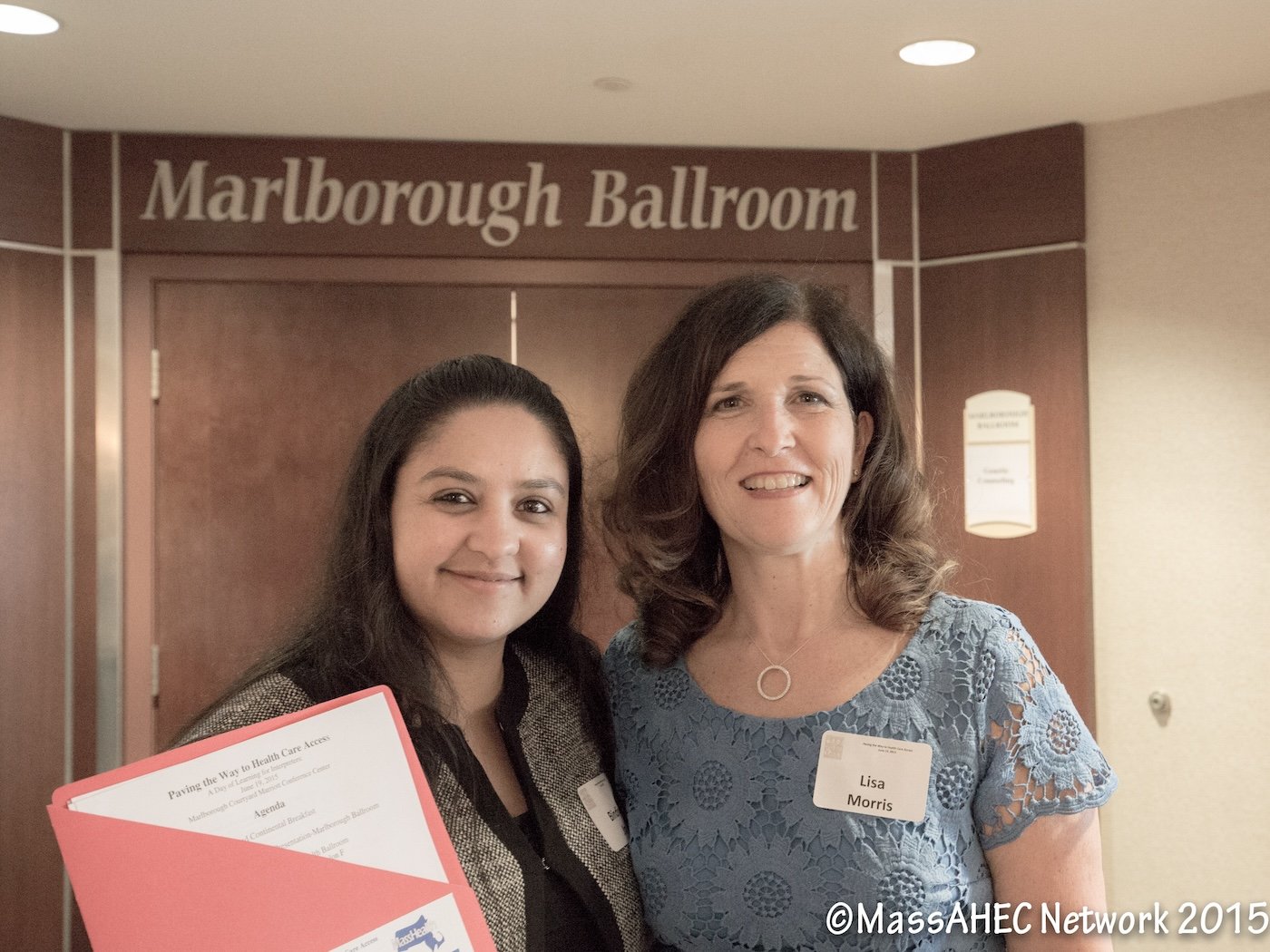 Lisa Morris and Bindiya Jha at Paving the Way 2015 Conference